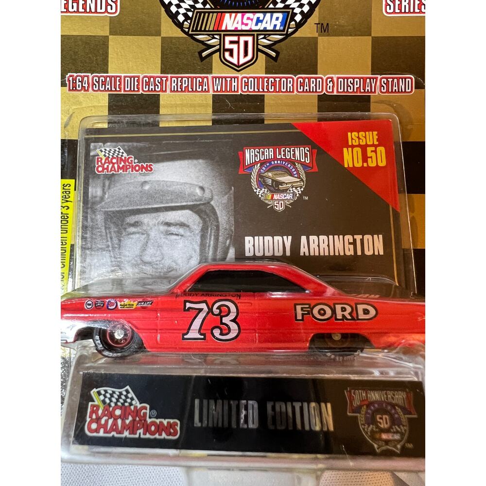 Racing Champions NASCAR Legends Buddy Arrington Ford #73 Issue 50 Diecast Car